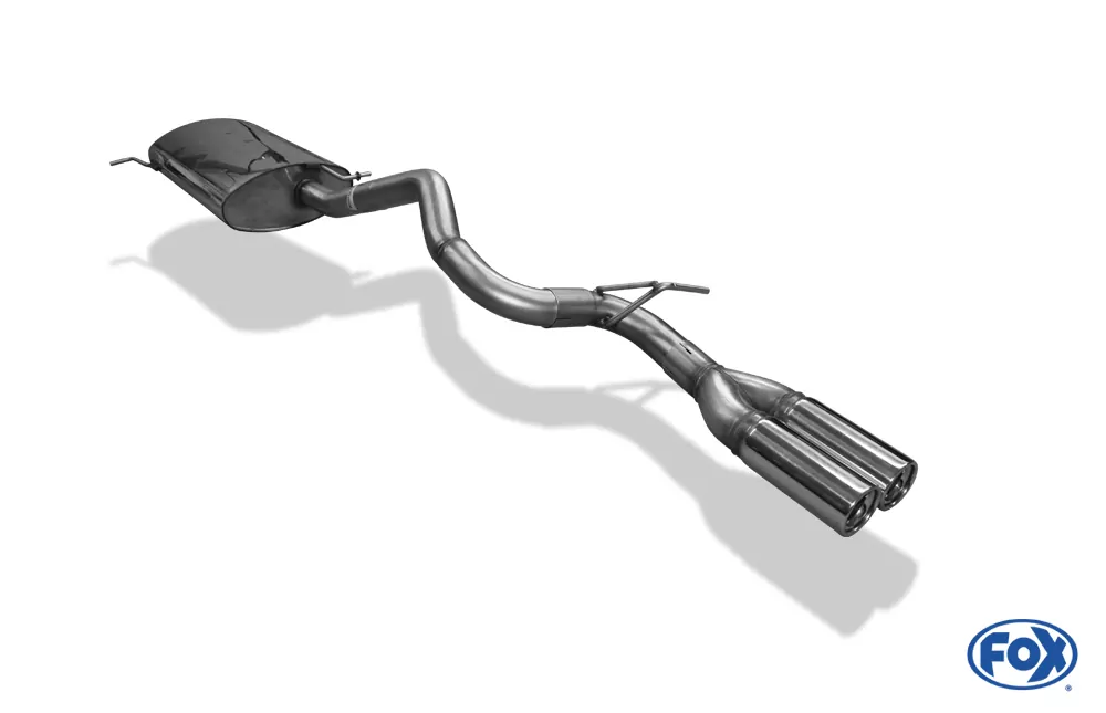 Mercedes M-Klasse Typ W163 - 2,7l CDI  Endschalldämpfer (Eingang einflutig) - 2x80 Typ 13