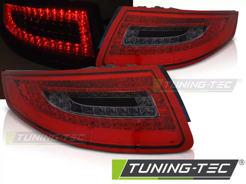 Led Tail Lights Red Smoke Fits Porsche 911 997 04-09