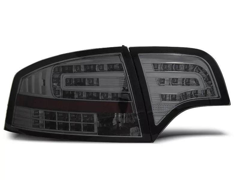 Led Tail Lights Smoke Fits Audi A4 B7 11.04-03.08 Sedan