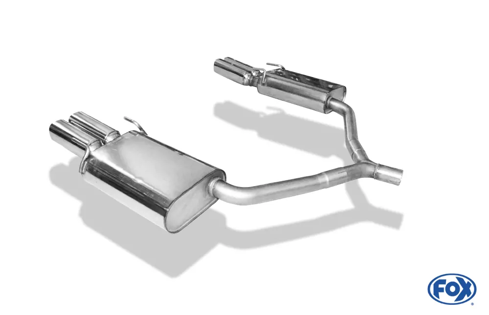 Opel Vectra C Caravan  Endschalldämpfer rechts/links zweiflutig - 2x78x75 Typ 70 rechts/links