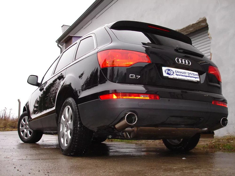 Audi Q7 - 3,0l TDI  Endschalldämpfer Ausgang rechts/links - 129x106 Typ 32 rechts/links