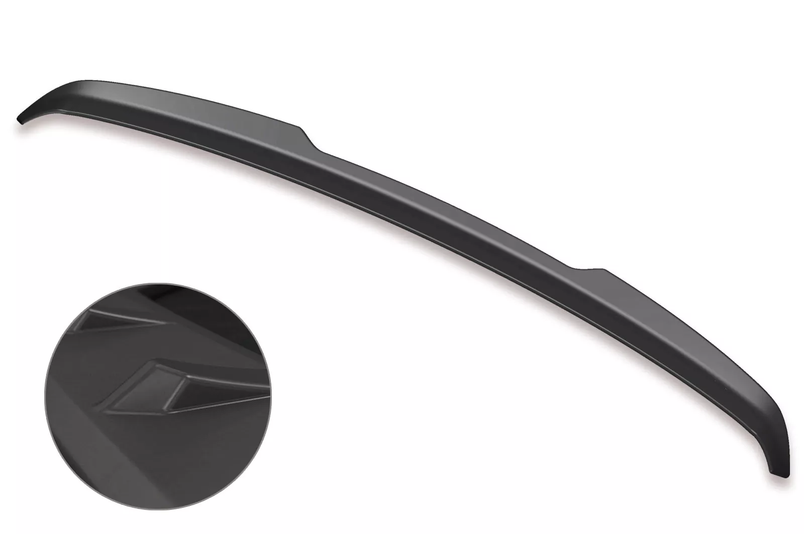 Heckflügel mit ABE für VW Polo IV Lackierfreundlich (schwarz matt)