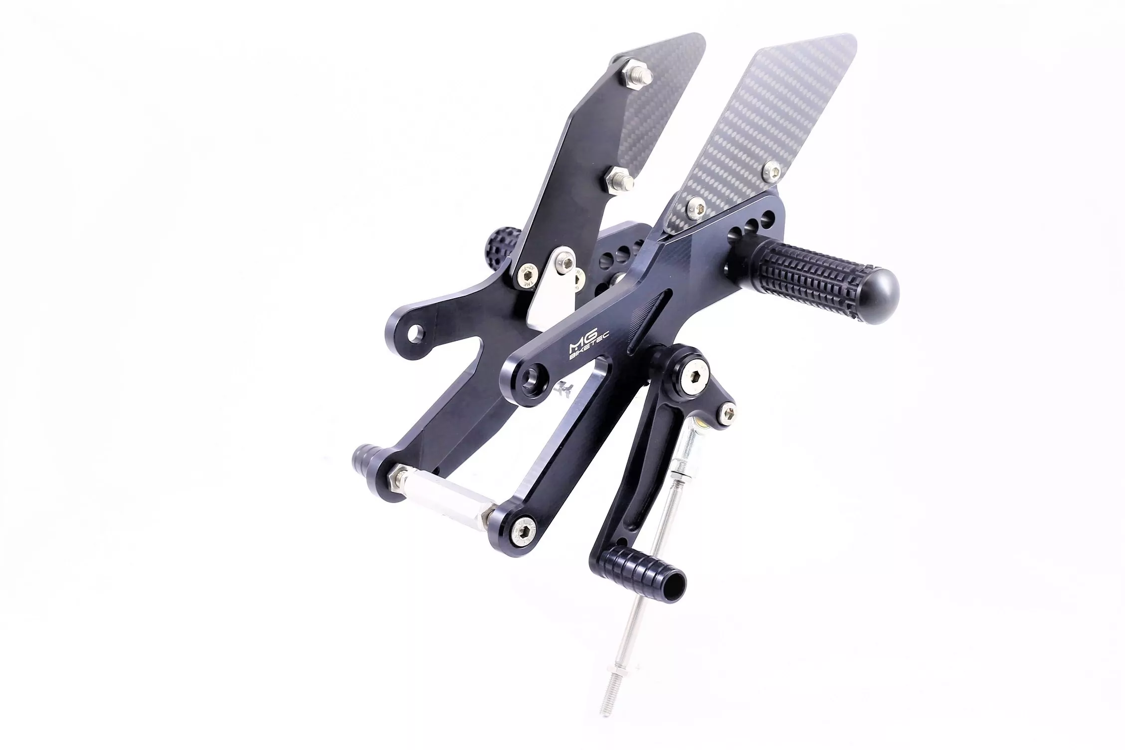 MG Biketec Sportfussrastenanlage / Rastenanlage / Fußrastenanlage mit ABE, gültig in D - A - CH für Yamaha YZF-R3 ab 2017