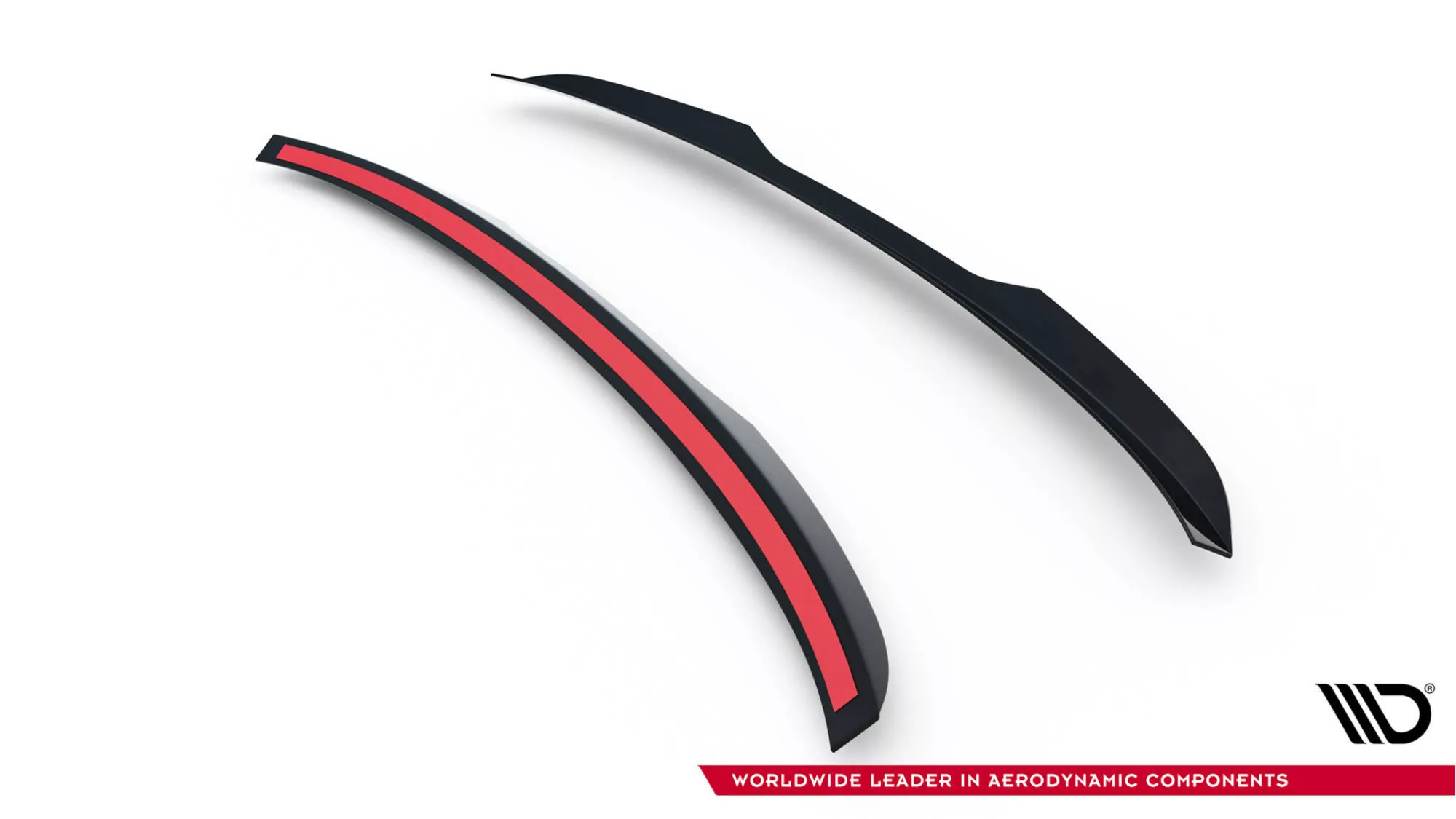 Niedriger Spoiler CAP Für Maserati Levante GT Mk1 Facelift Schwarz Hochglanz