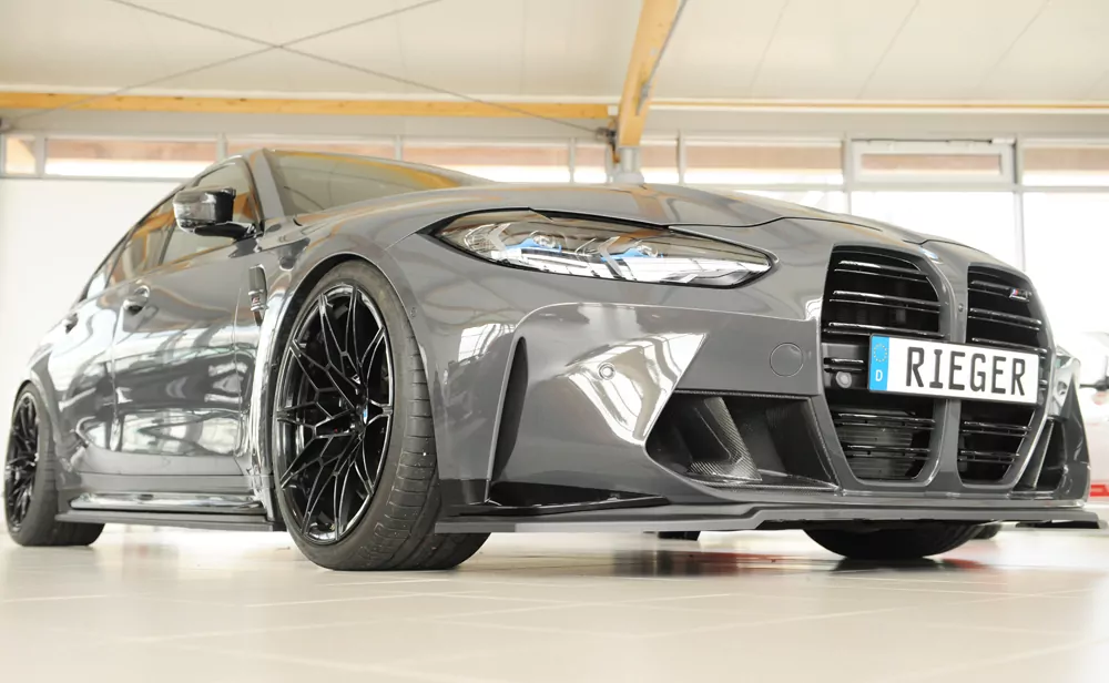 Rieger Spoilerschwert matt schwarz für BMW 4er G83 M4 (G234M) Cabrio 06.21-