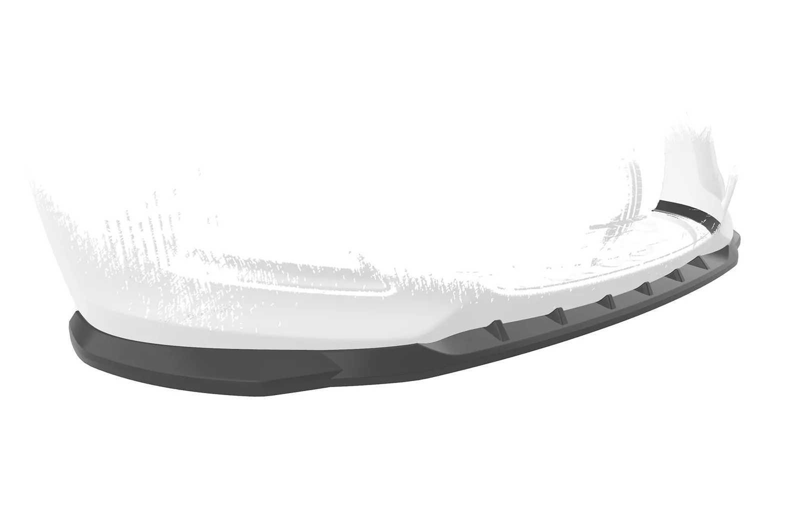 Cup-Spoilerlippe mit ABE für Hyundai I30 (GD) CSL592 Schwarz Strukturiert