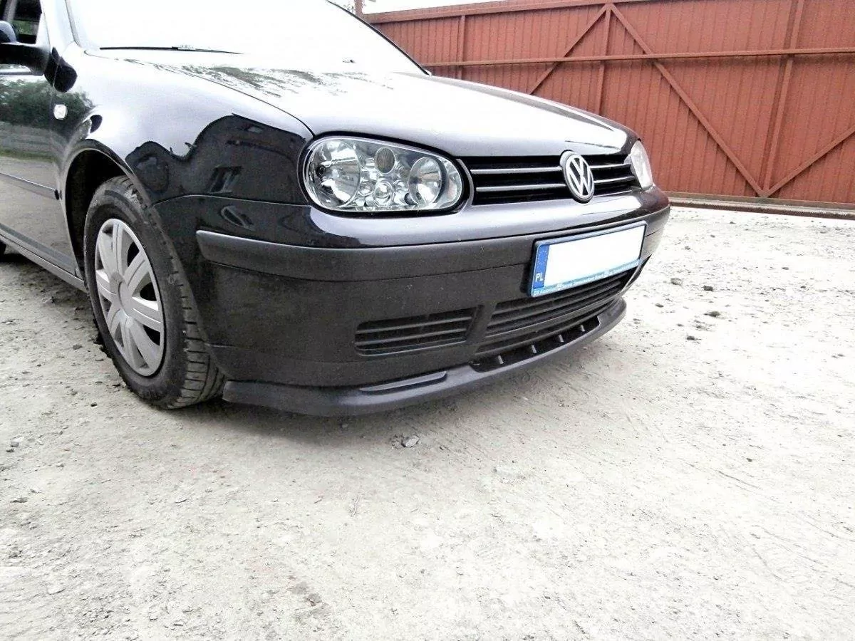 Front Ansatz Passend Für Passend Für VW GOLF 4 Schwarz Hochglanz Schwarz Hochglanz