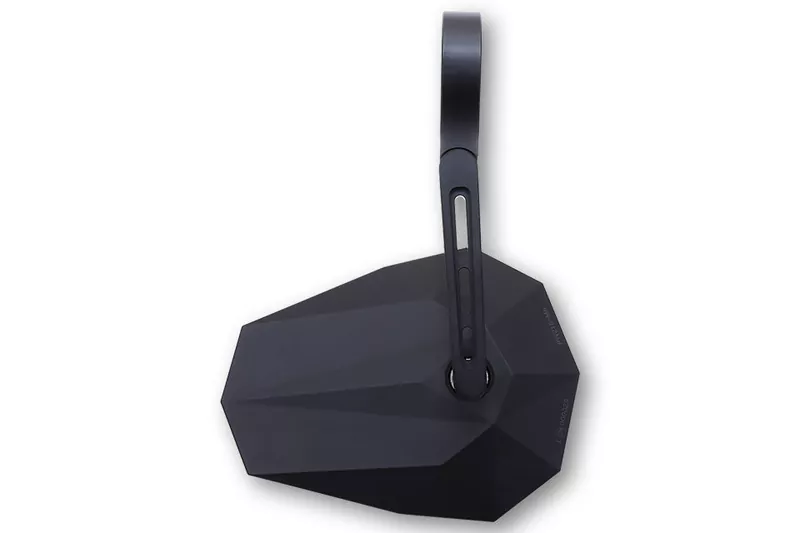 HIGHSIDER STEALTH-X5 Lenkerendenspiegel, kurz E-geprüft