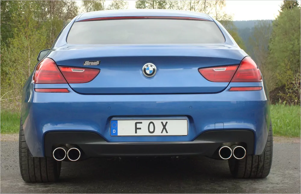 BMW F12/F13/F06 - 640i mit M-Paket  Endschalldämpfer rechts/links - 2x90 Typ 12 rechts/links