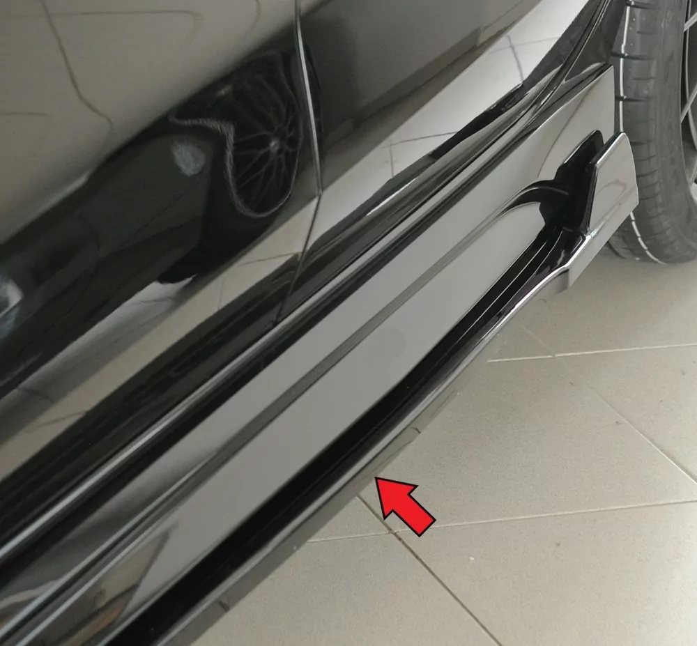Rieger Seitenschweller links ansatz für Audi RS3 (GY) Sportback 06.21-05.24 (bis Facelift)