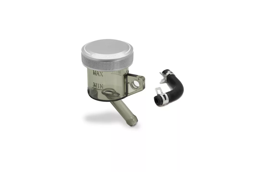 Barracuda Universal Ausgleichsbehälter mit silbernem Aluminiumdeckel Durchmesser 30mm