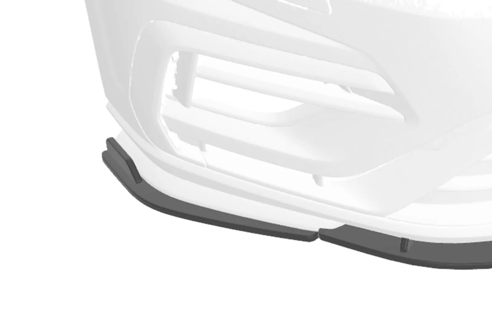 Cup-Spoilerlippe mit ABE für VW Golf 7 R / R-Line CSL681