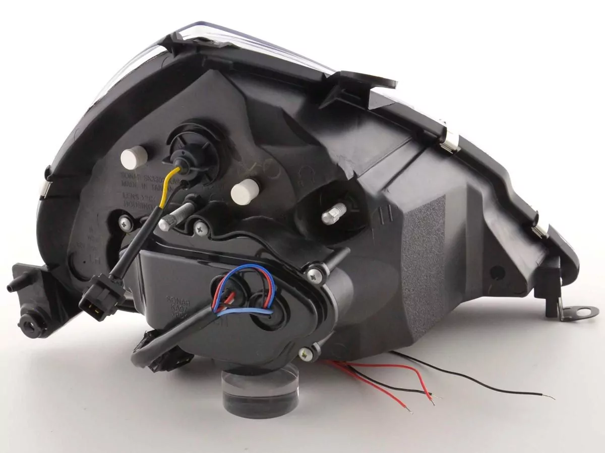 Scheinwerfer Set Angel Eyes Ford KA Typ RBT Bj. 96-08 chrom