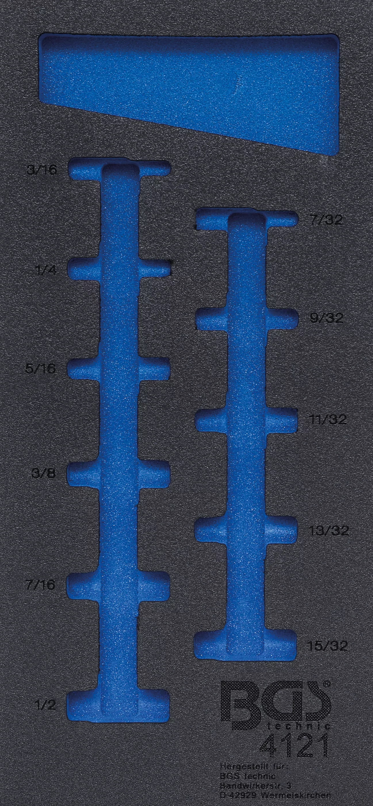 Werkstattwageneinlage 1/3 | leer | für Art. 4121