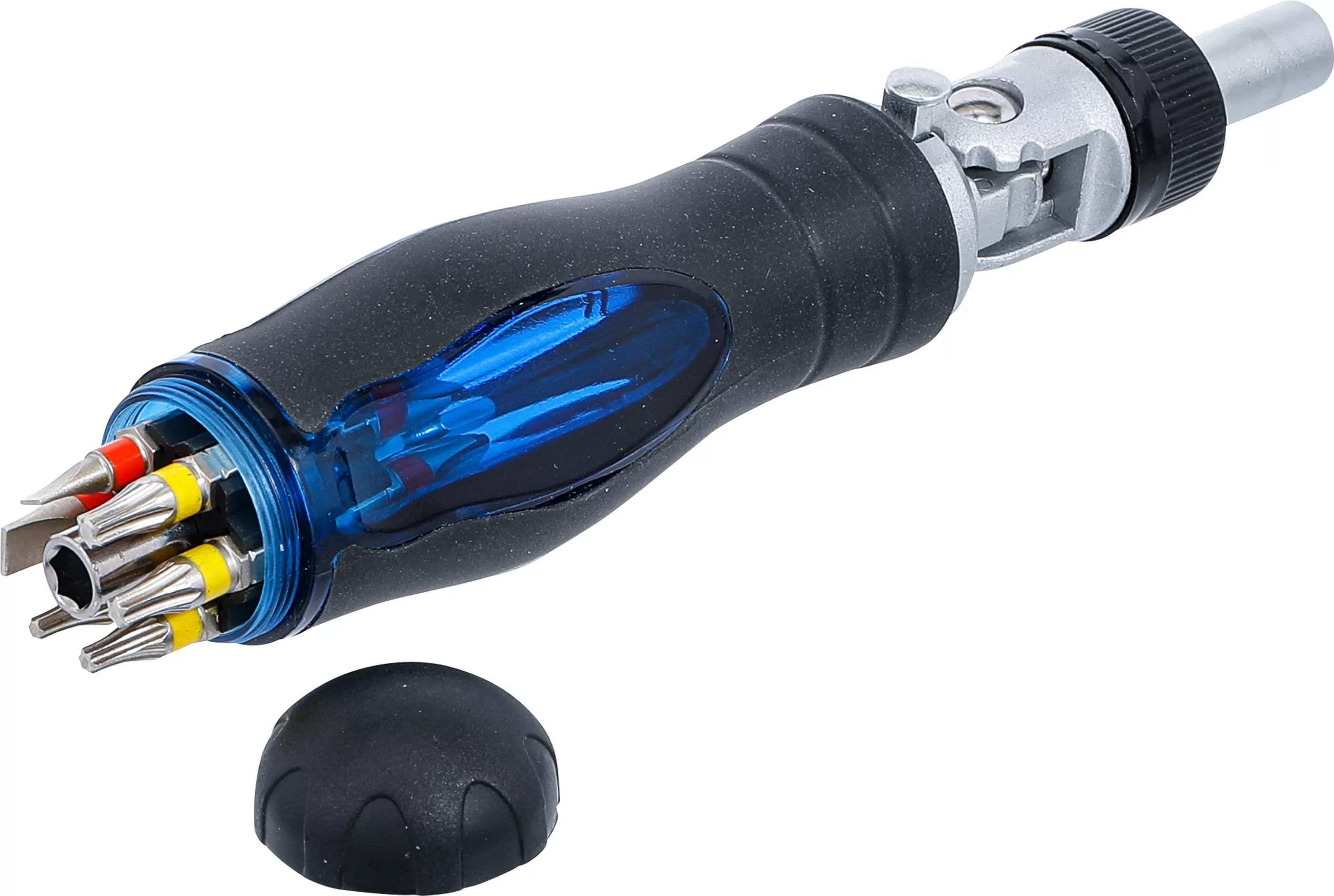 Gelenk-Schraubendreher-Bit-Satz | mit Ratschen-Drehgriff, umschaltbar | 14-tlg.