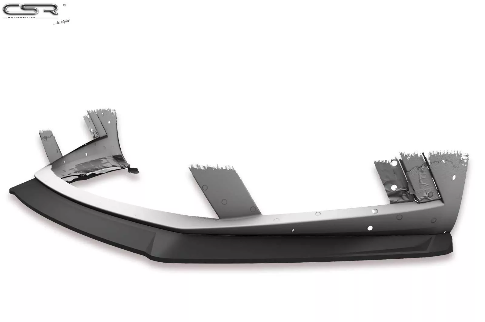 Cup-Spoilerlippe mit ABE für Skoda Octavia III (5E) RS CSL389-M Carbon Look (matt)