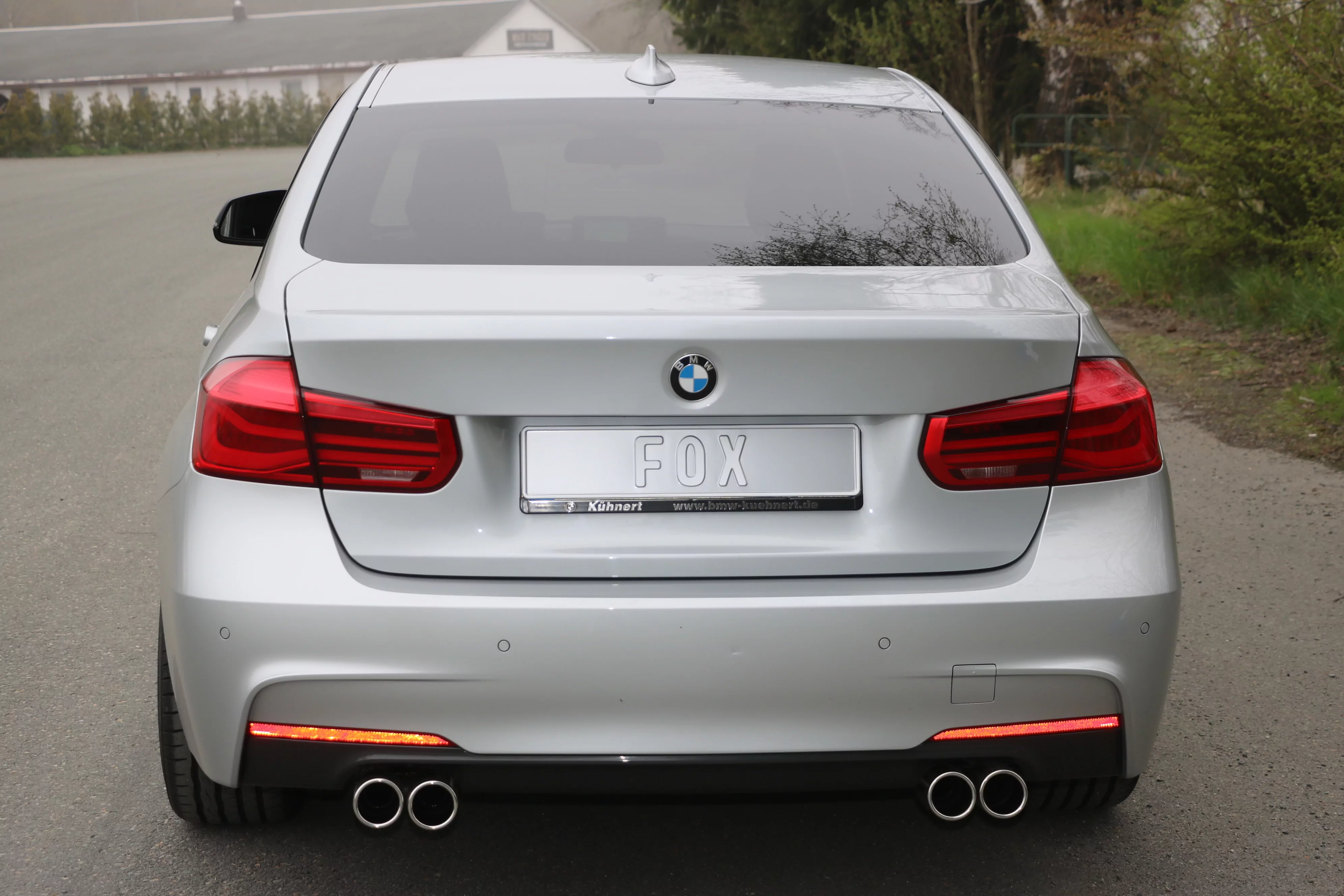 BMW F30/31 - 335d Endschalldämpfer quer Ausgang rechts/links - 2x80 Typ 12 rechts/links