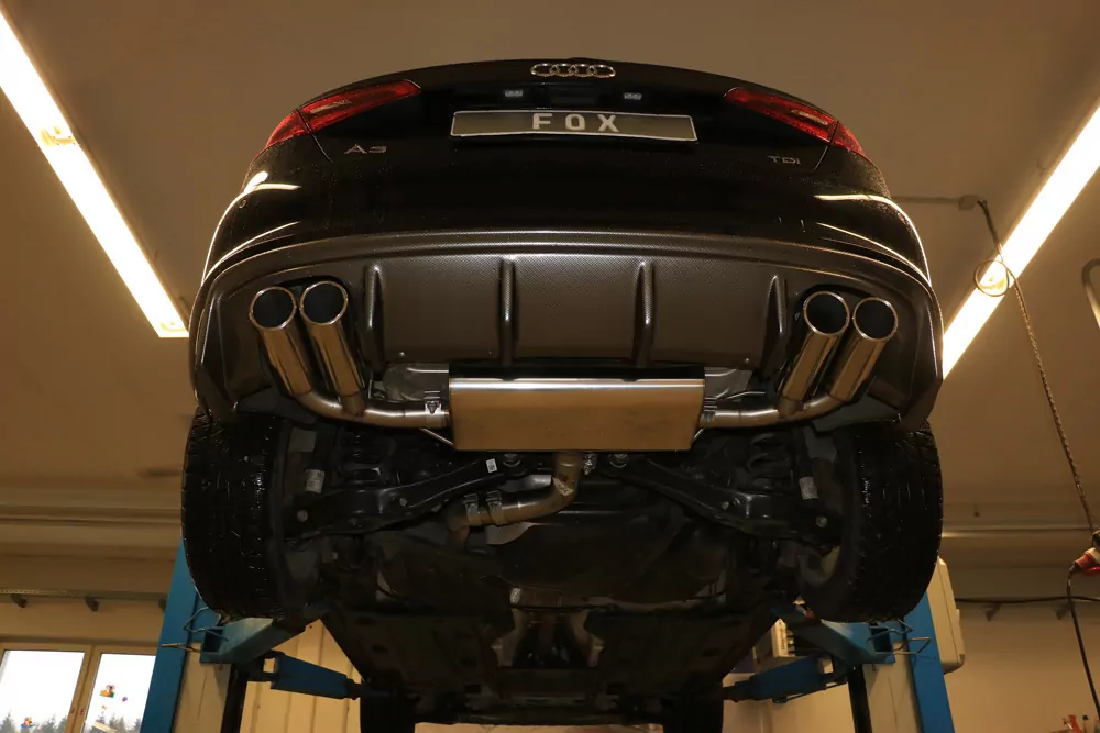 Audi A3 - 8V Sportback  Endschalldämpfer Ausgang rechts/links - 2x90 Typ 16 rechts/links