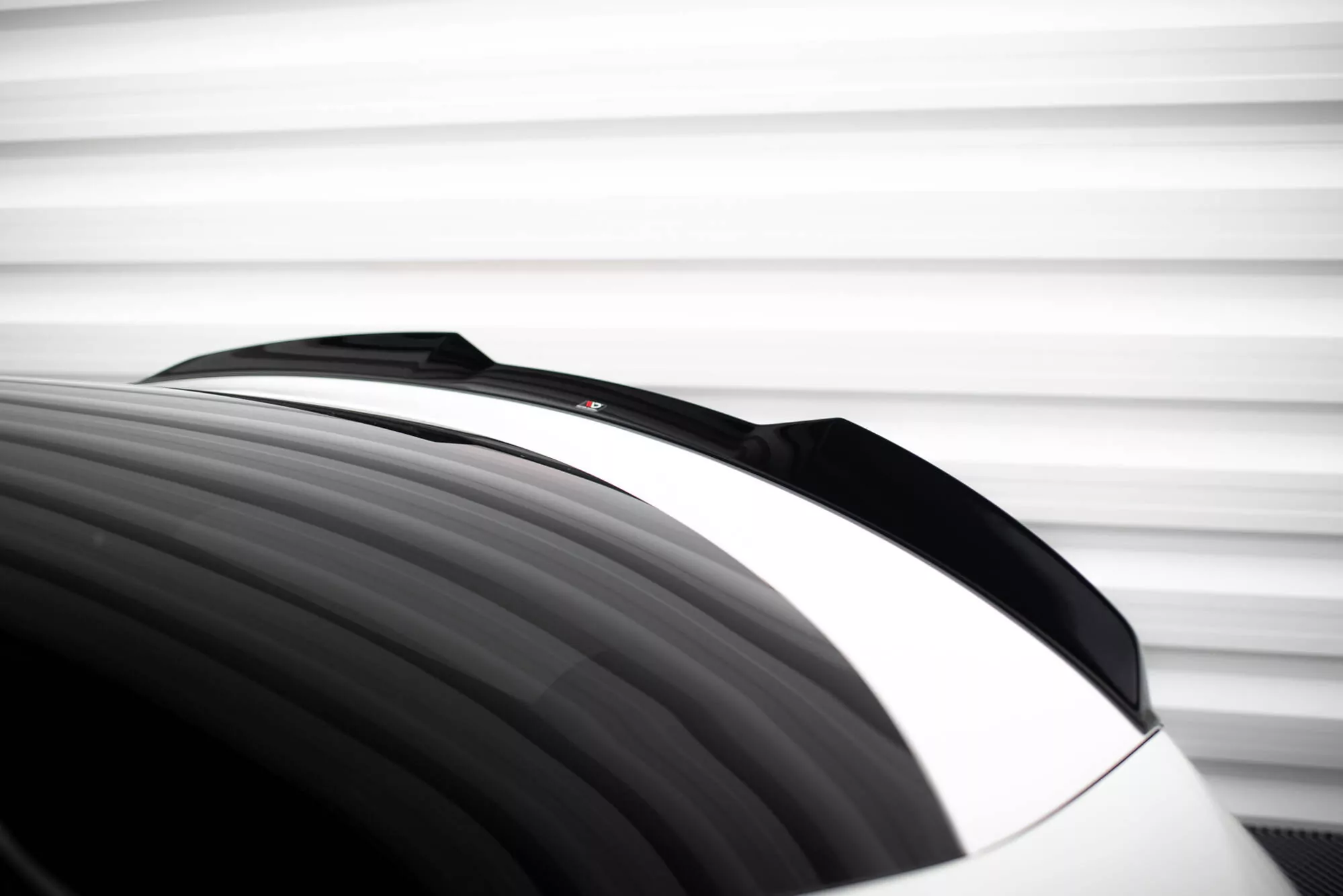 Spoiler CAP Für 3D Mercedes-Benz GLE Coupe 43 AMG / AMG-Line C292 Schwarz Hochglanz