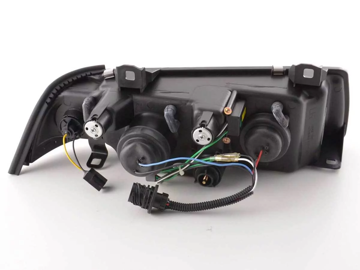 Scheinwerfer Set Daylight LED TFL-Optik BMW 3er Coupe, Cabrio Typ E36 Bj. 92-98 chrom