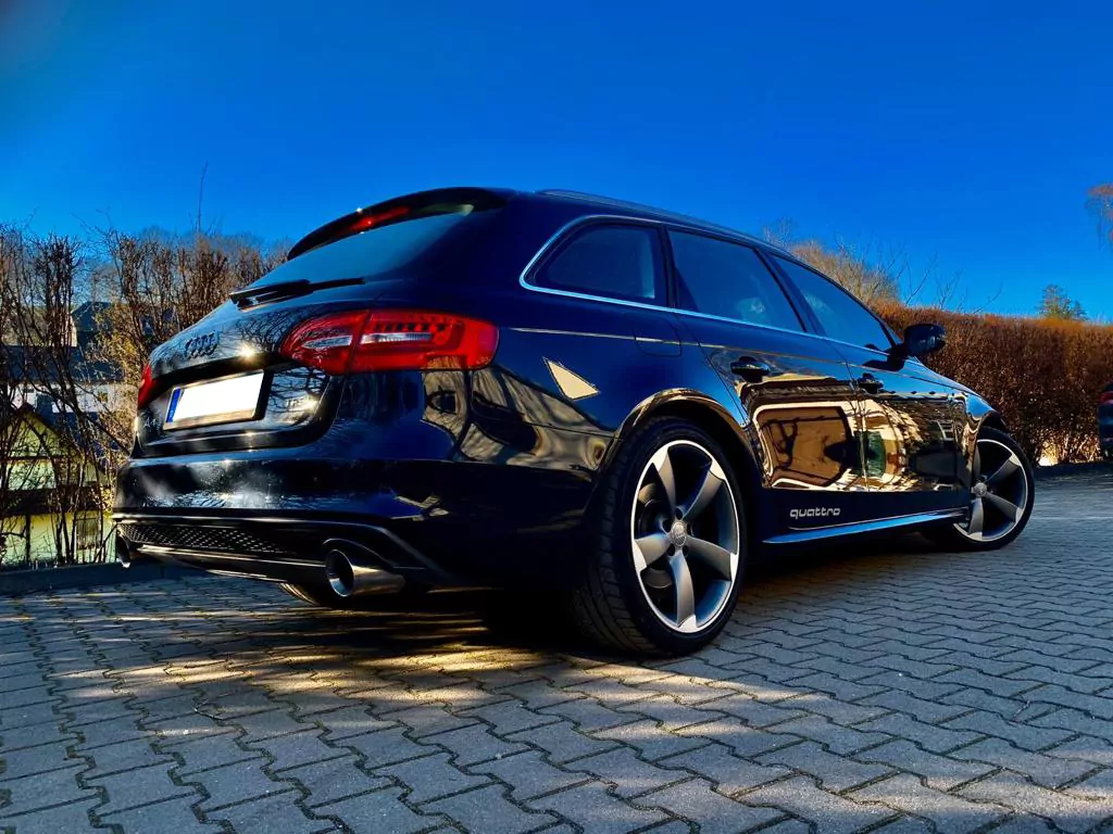 Audi A4 B8/ A5 8T quattro  Coupe/A5 Cabrio  Endschalldämpfer rechts/links für 1-Rohr - 1x100 Typ 25 rechts/links