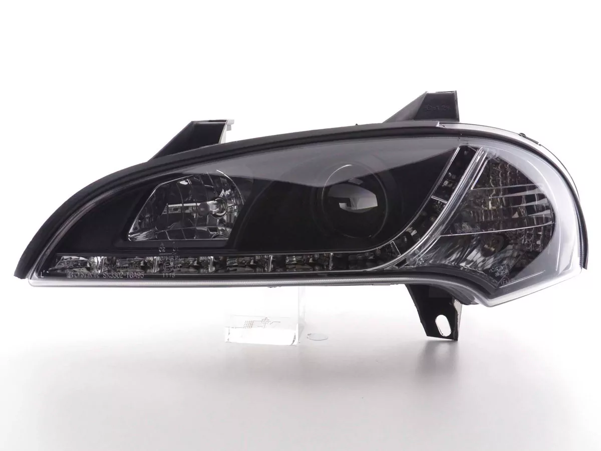 Scheinwerfer Set Daylight LED TFL-Optik Opel Tigra Bj. 95-03 schwarz