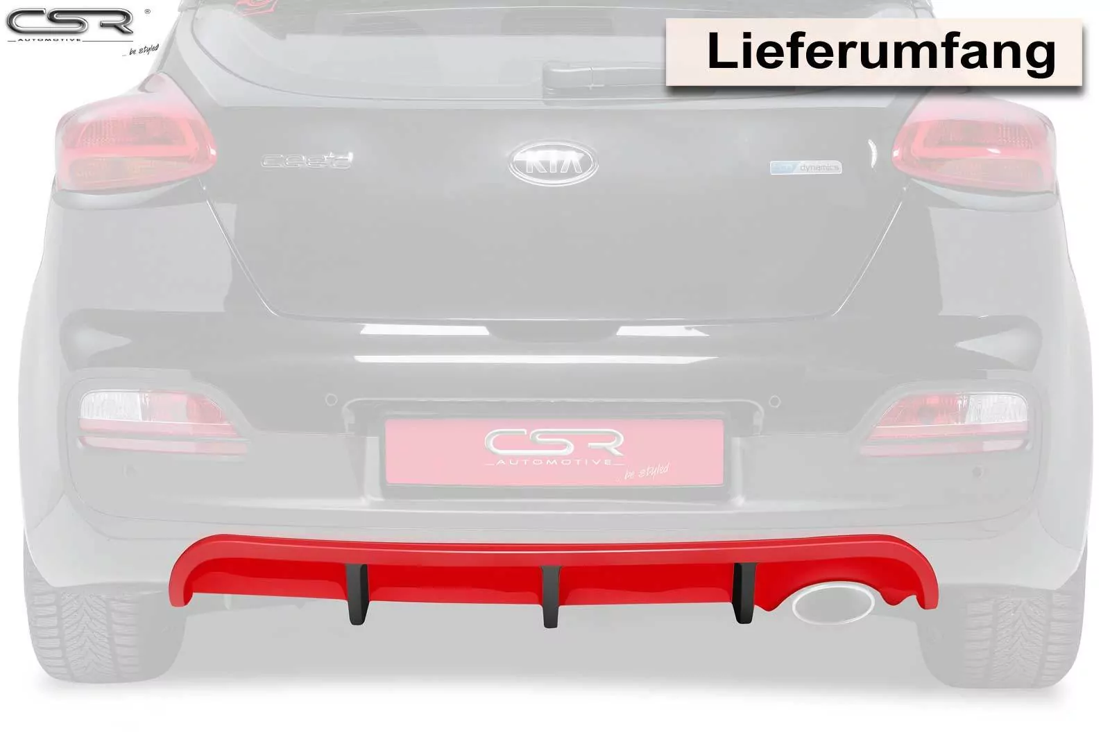 Heckansatz für KIA pro_cee´d (JD) HA160