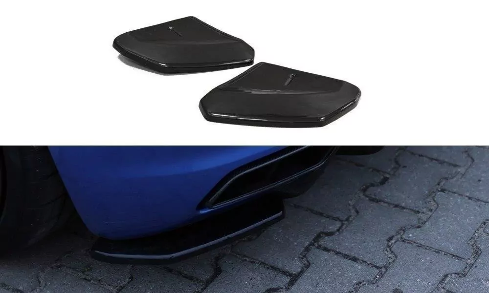 Heck Ansatz Flaps Diffusor Passend Für Diffusor Passend Für AUDI R8 II Schwarz Hochglanz Schwarz Hochglanz