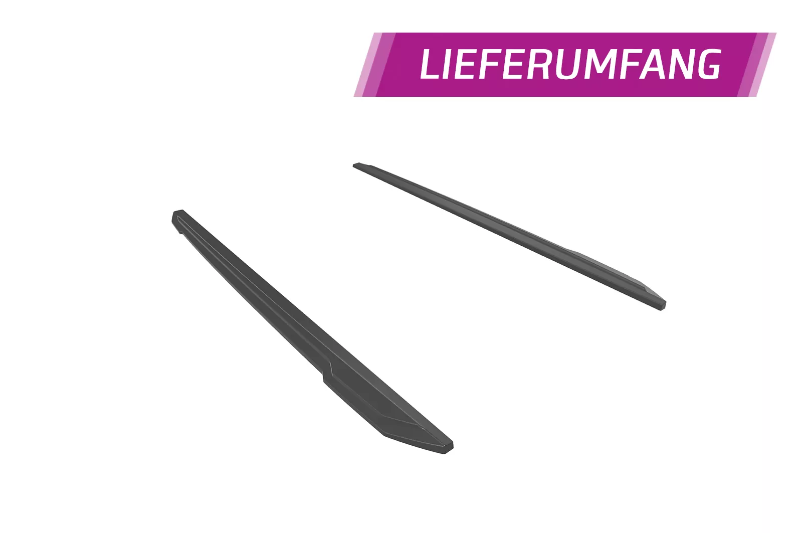 Seitenschweller für Cupra Born SS542 Schwarz Strukturiert