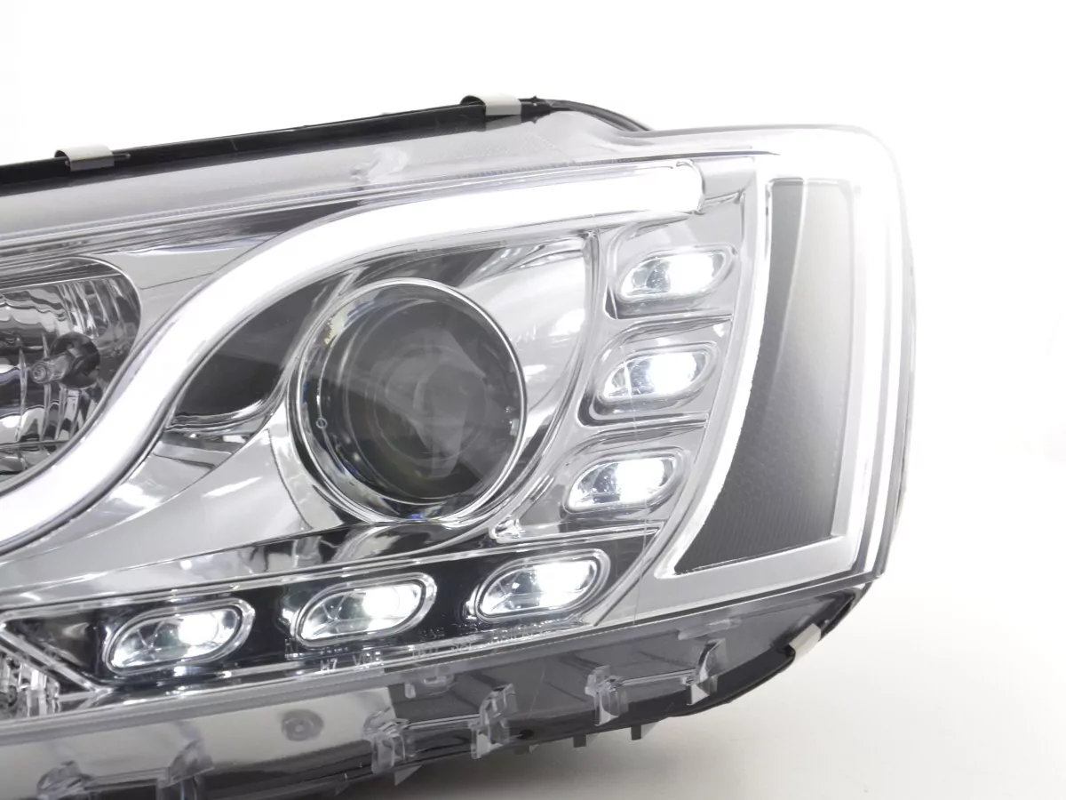 Scheinwerfer Set Daylight LED Tagfahrlicht VW Jetta 6 Bj. 11- chrom
