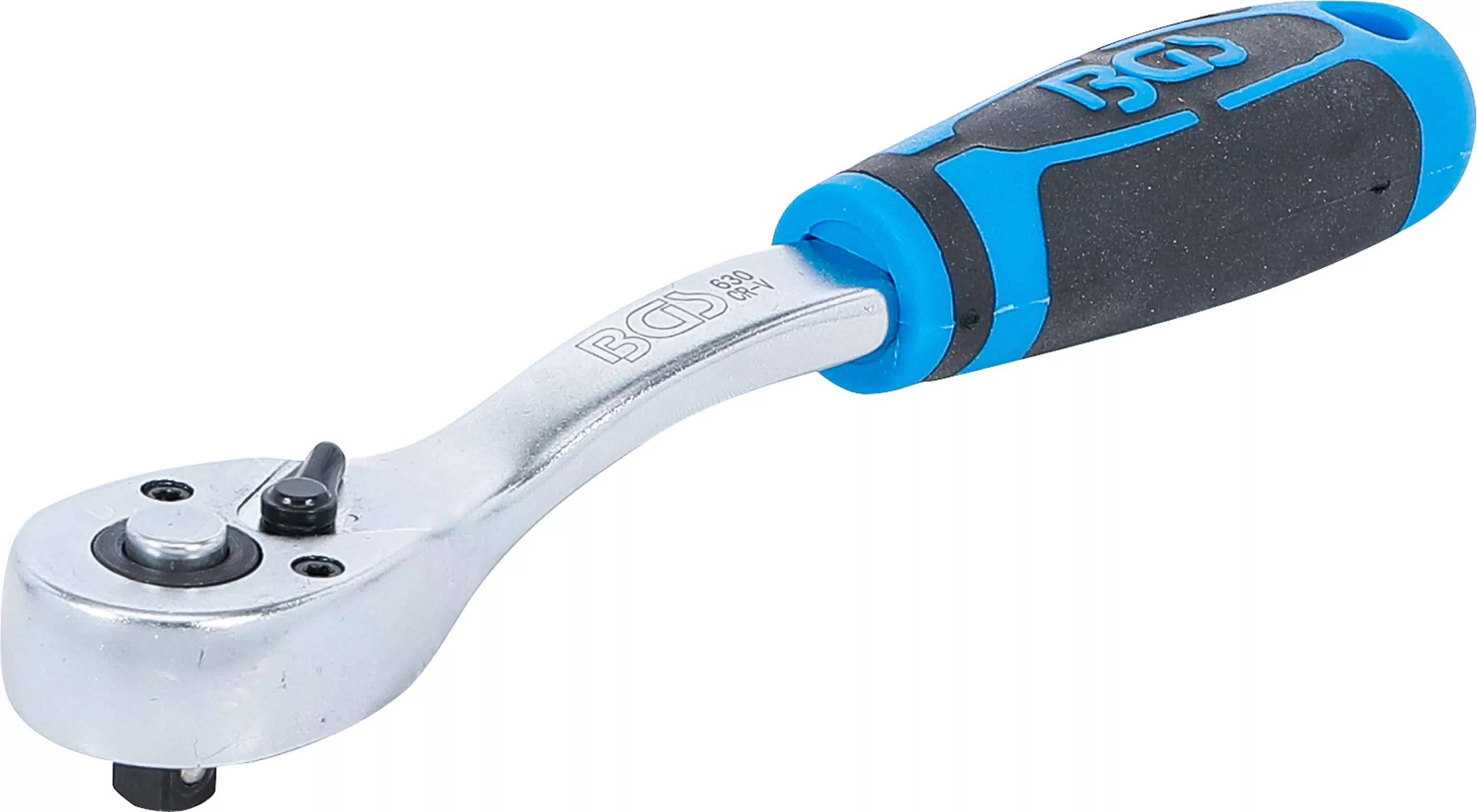 Umschaltknarre | feinverzahnt | Abtrieb Außenvierkant 6,3 mm (1/4")