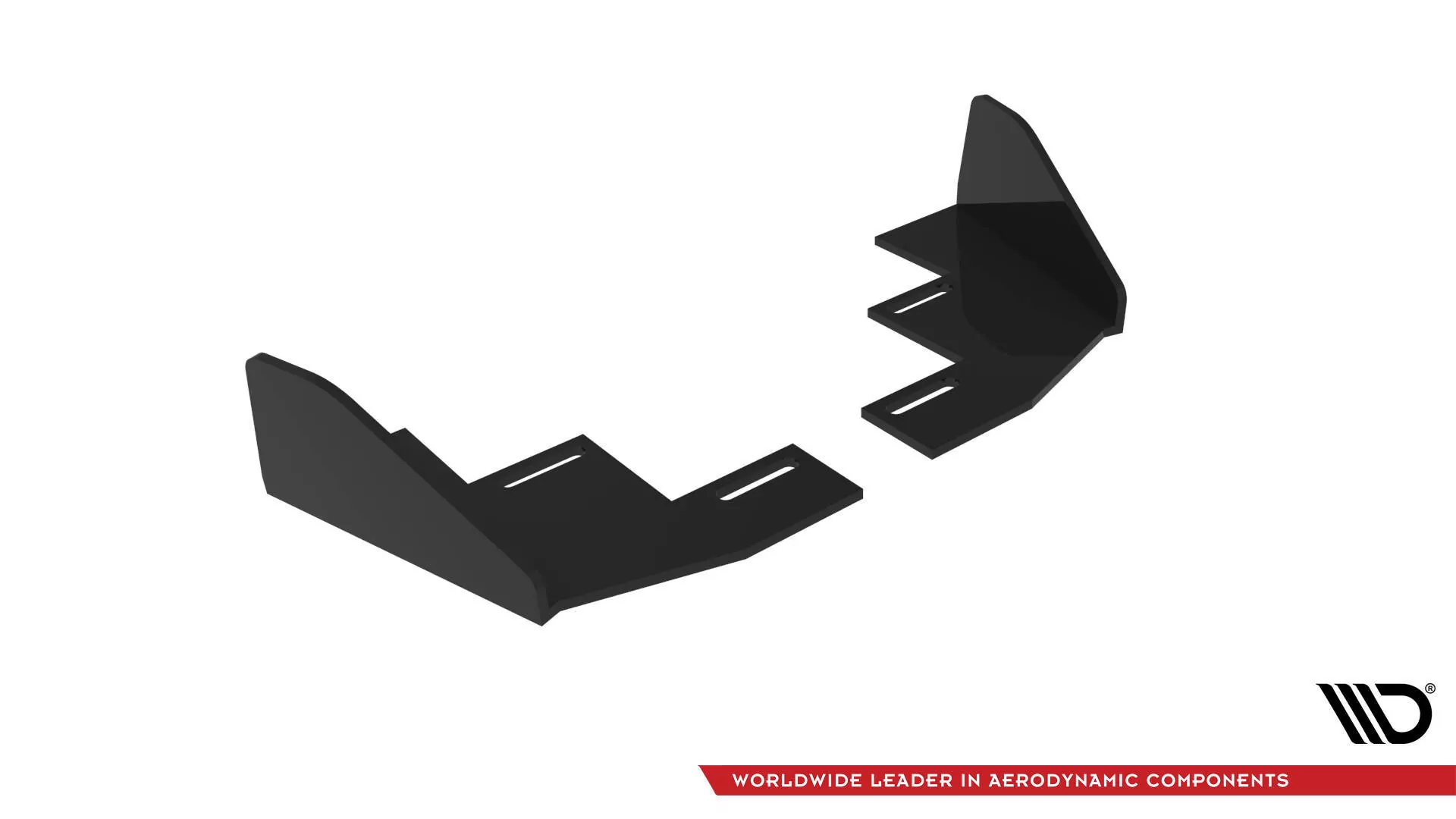 Hintere Seiten Flaps Für Volkswagen Polo GTI Mk6 Facelift Schwarz Hochglanz