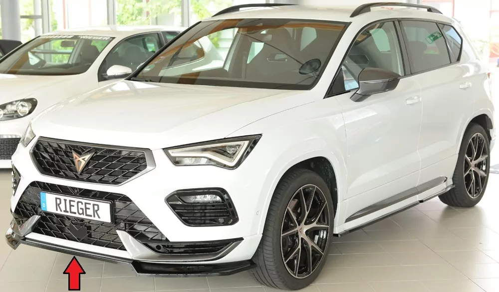 Rieger Spoilerschwert glanz schwarz für Seat Ateca Cupra (5FP)  08.20- (ab Facelift)
