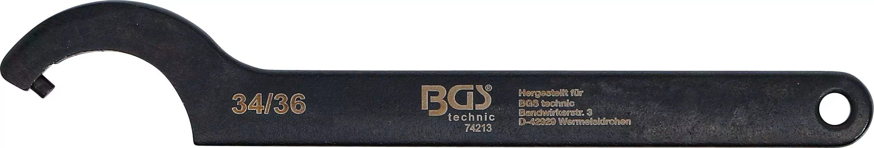 Hakenschlüssel mit Zapfen | 34 - 36 mm