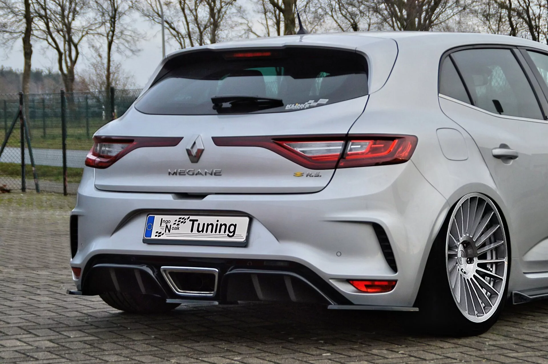 Heckdiffusor Heckansatz 5.tlg für Renault Megane 4 RS Facelift