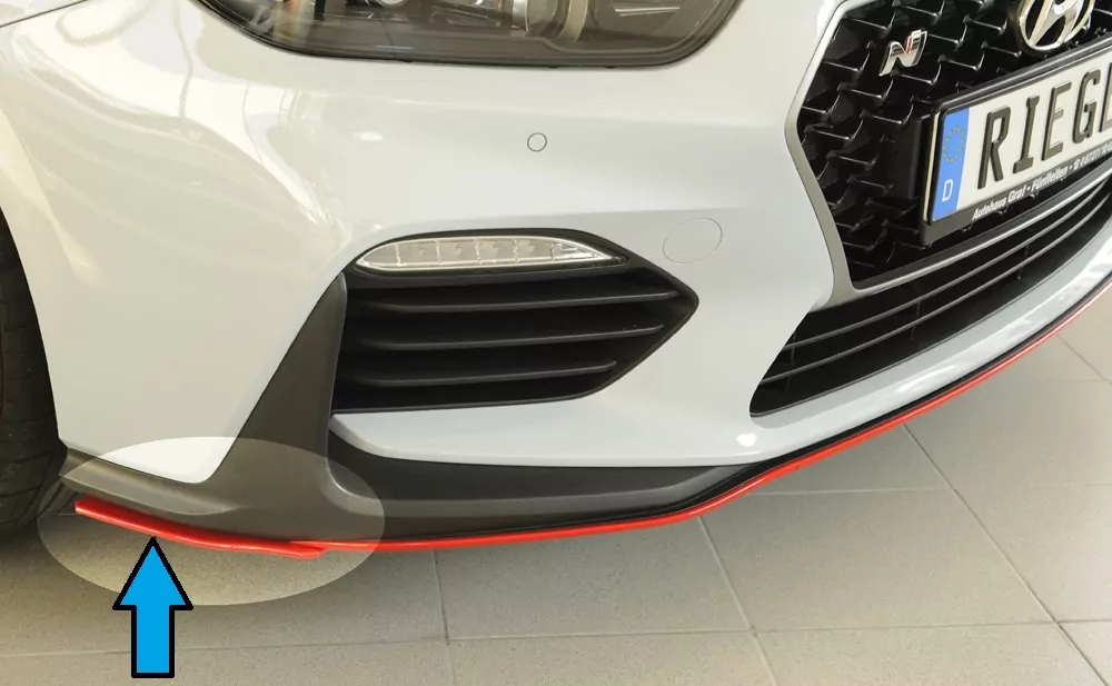 Rieger Spoilerschwert seitlich rechts für Hyundai i30 N-Performance  (PDE) 5-tür. (Fastback) 05.21- (ab Facelift)