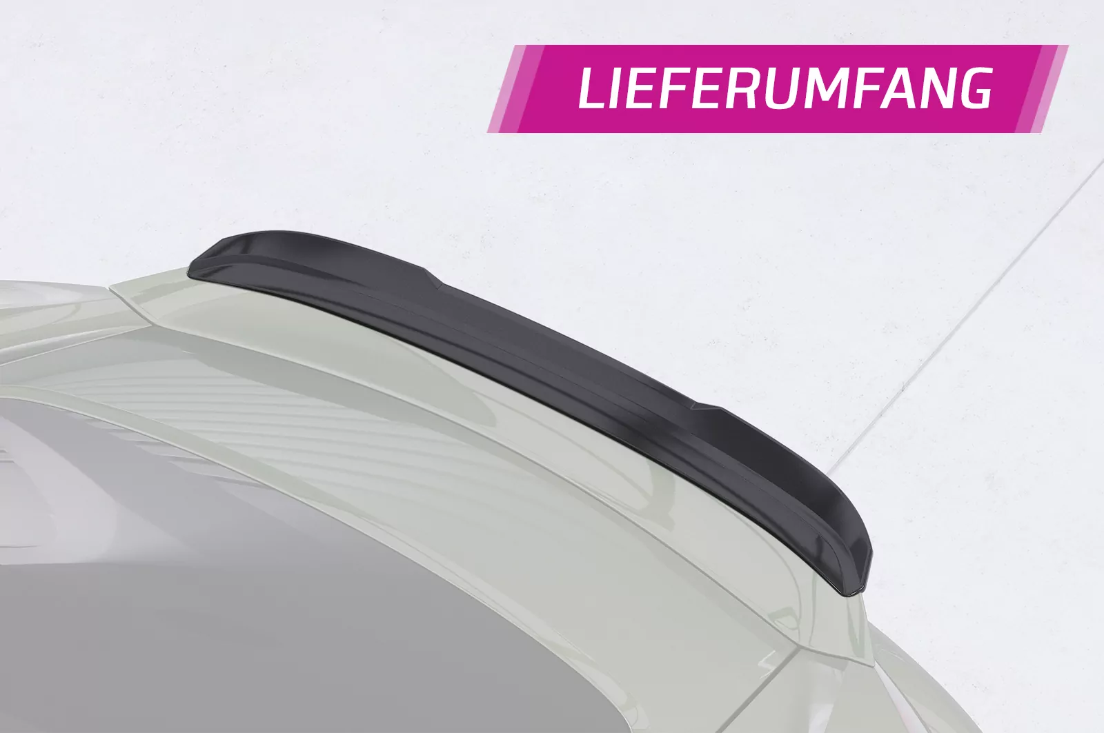 Heckflügel für Porsche 718 Boxster / 718 Cayman (Typ 982) HF763 Strukturiert (schwarz matt)