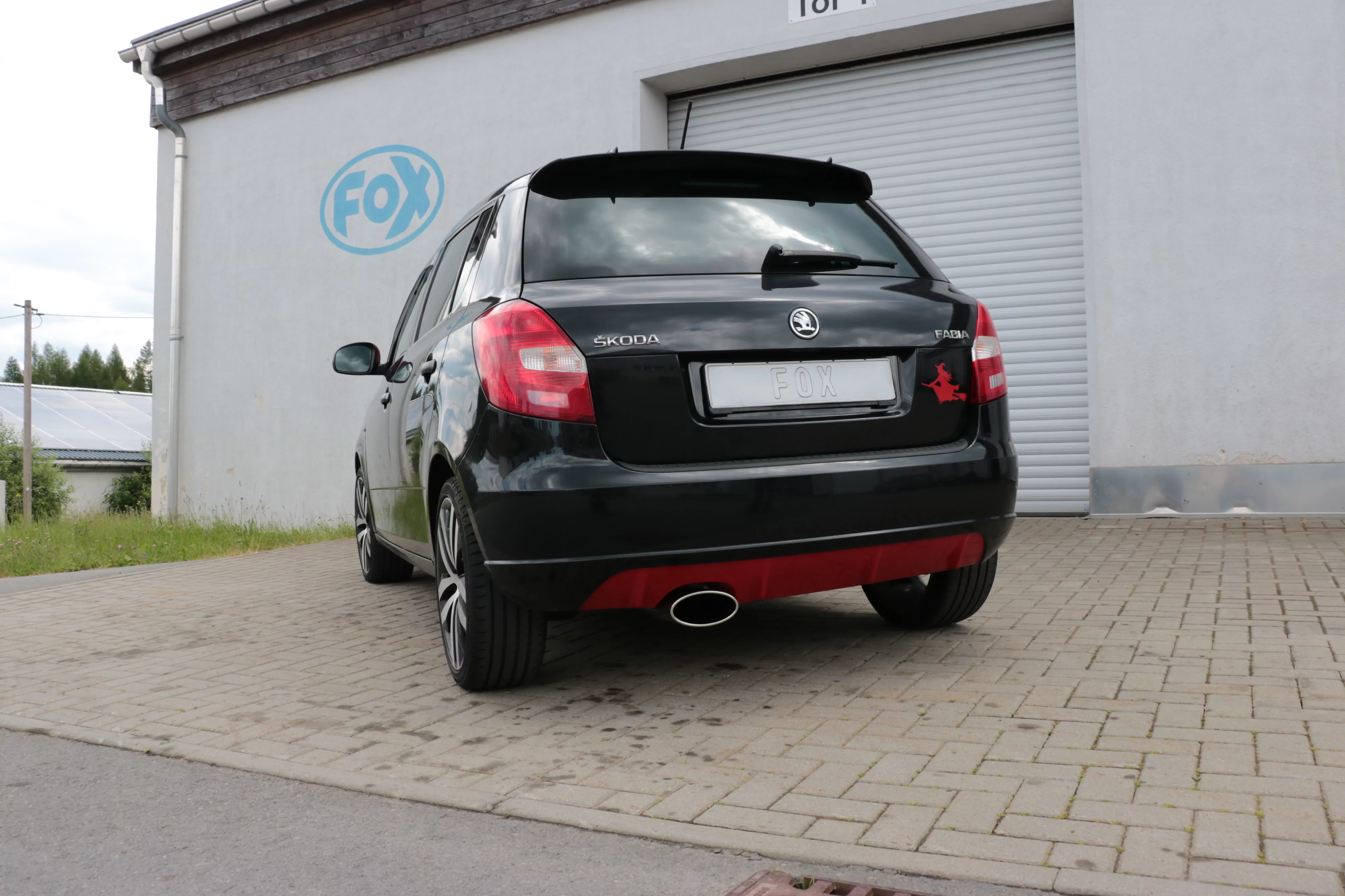 Skoda Fabia  Limousine  Endschalldämpfer - 160x90 Typ 38