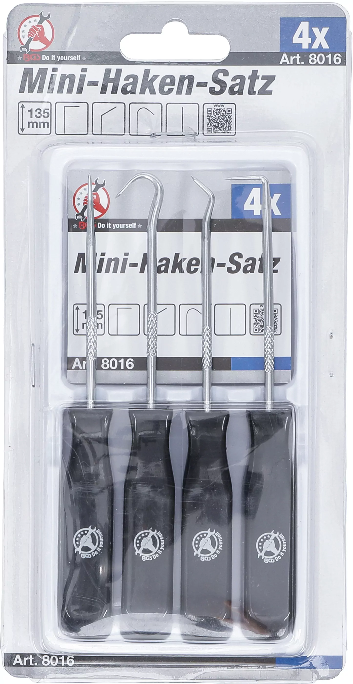 Mini-Haken-Satz | 4-tlg.