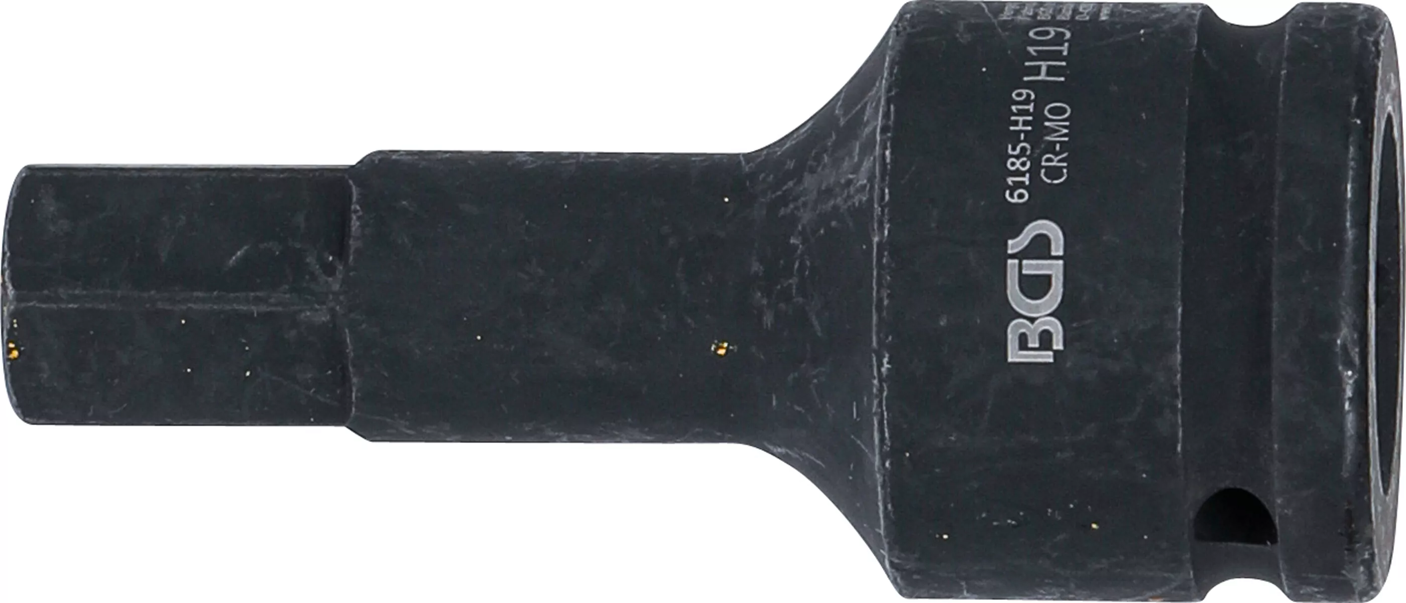 Kraft-Bit-Einsatz | Länge 100 mm | Antrieb Innenvierkant 20 mm (3/4") | Innensechskant 19 mm