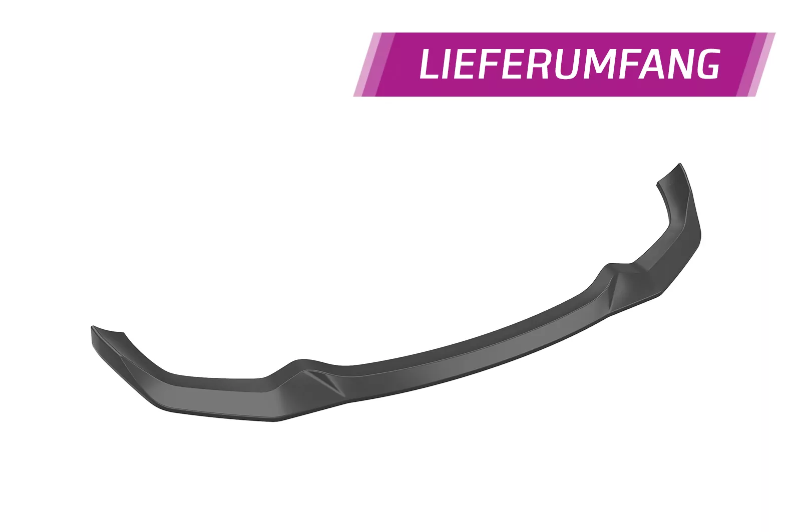 Cup-Spoilerlippe mit ABE für BMW M2 (F87) CSL638 Schwarz Strukturiert