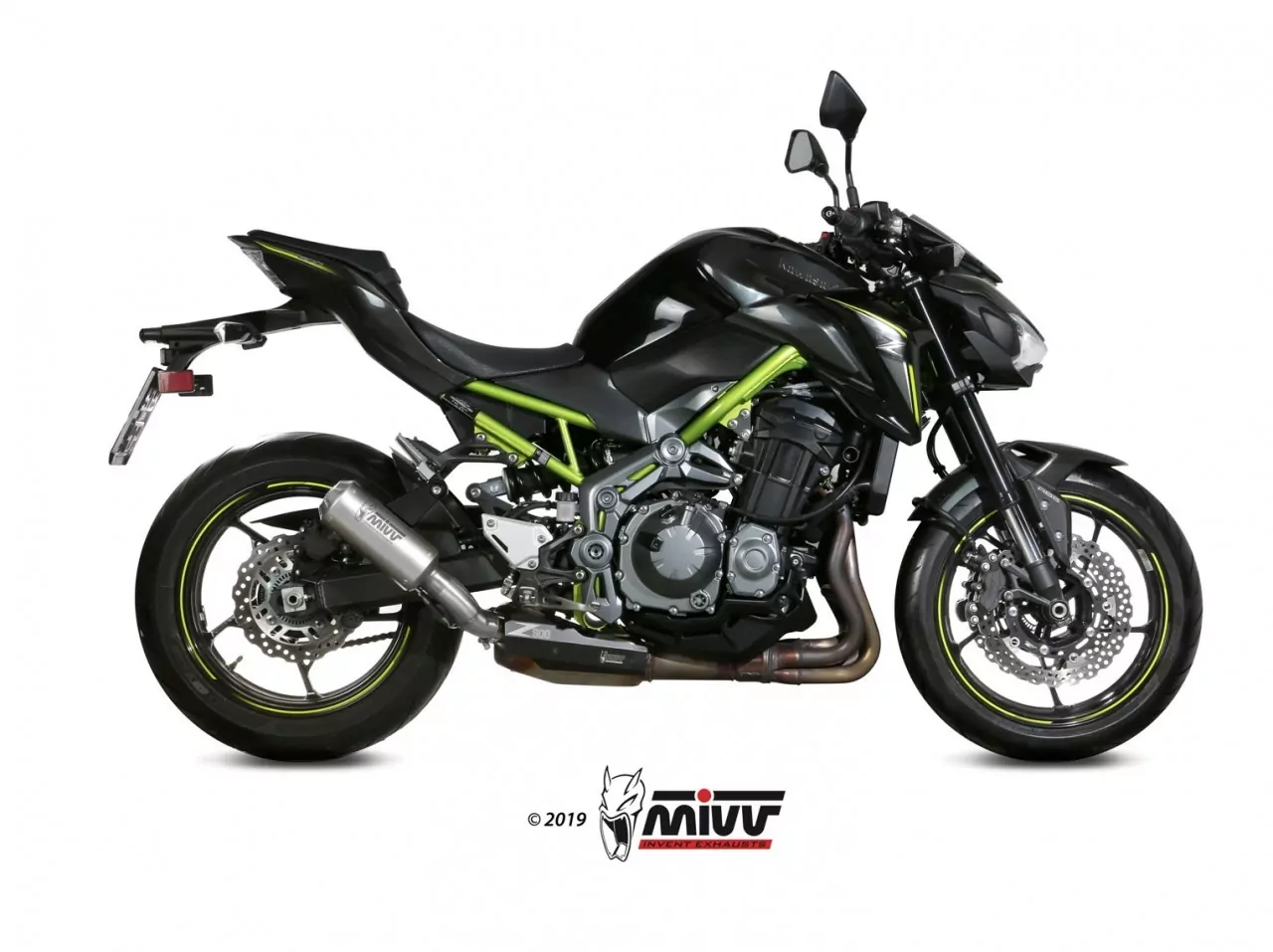 MIVV MK3 Edelstahl Kawasaki Z 900-Z900 A2 -2024