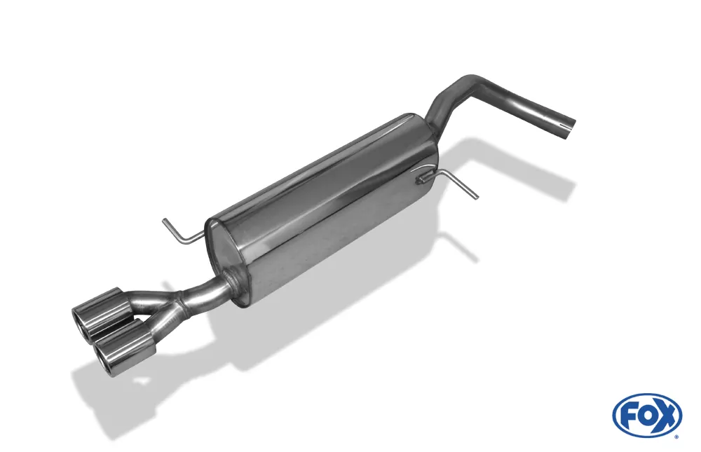 VW Polo 6R GTI  Endschalldämpfer - 2x76 Typ 12