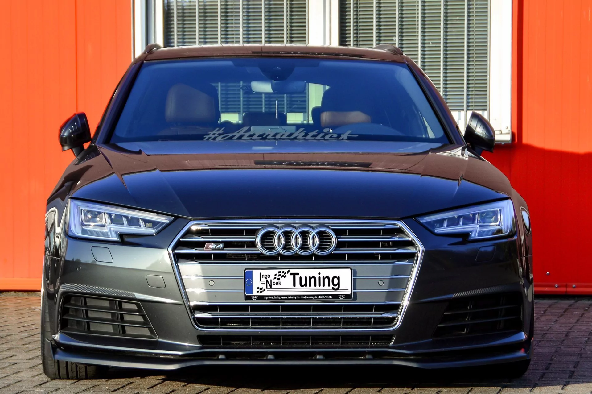 Cup Frontspoilerlippe mit Wings für Audi A4 B9 ab Bj. 2015-2019