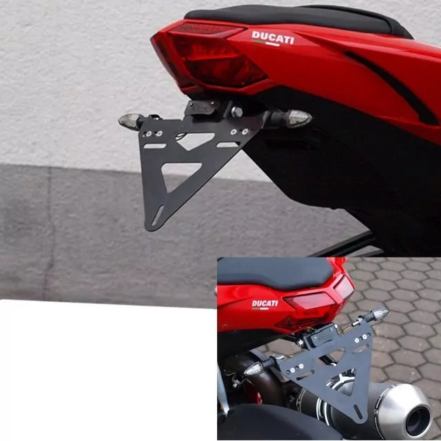 alpha Technik Kennzeichenhalter für Ducati Streetfighter 848; Typ F1; Modelljahr 2012-2015