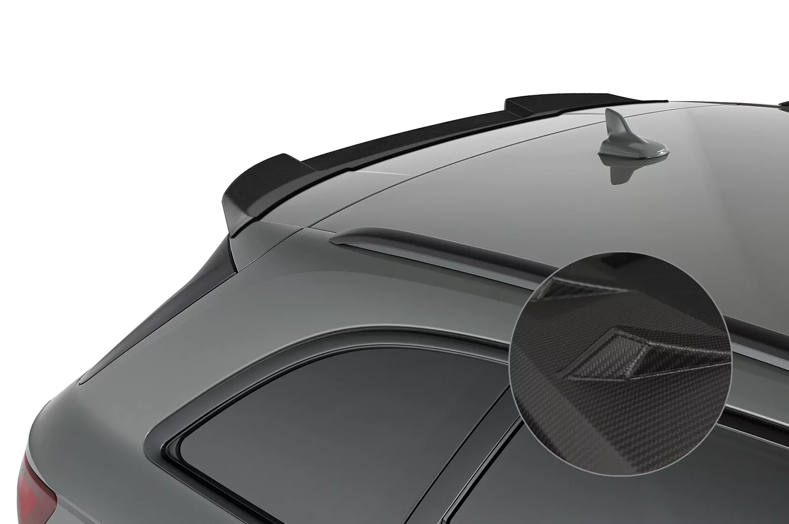 Heckflügel mit ABE für Audi A4 B9 (Typ 8W) Avant HF577-M Carbon Look (matt)