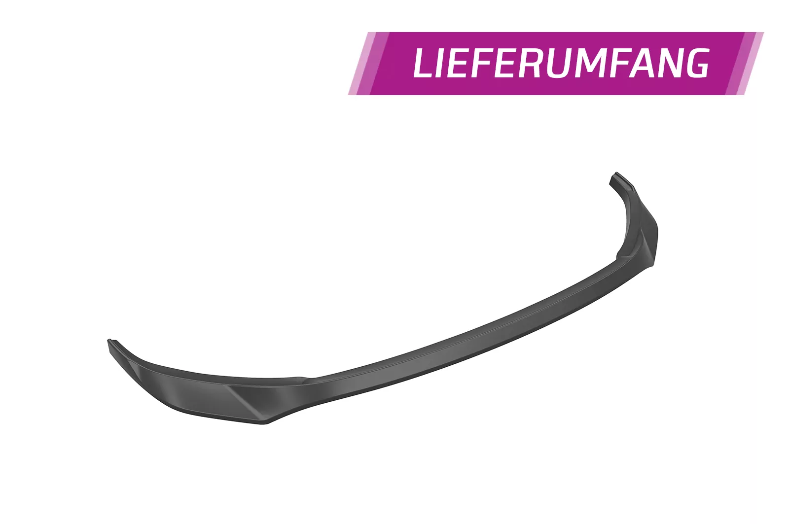 Cup-Spoilerlippe mit ABE für Mazda CX-30 CSL742 Schwarz Strukturiert