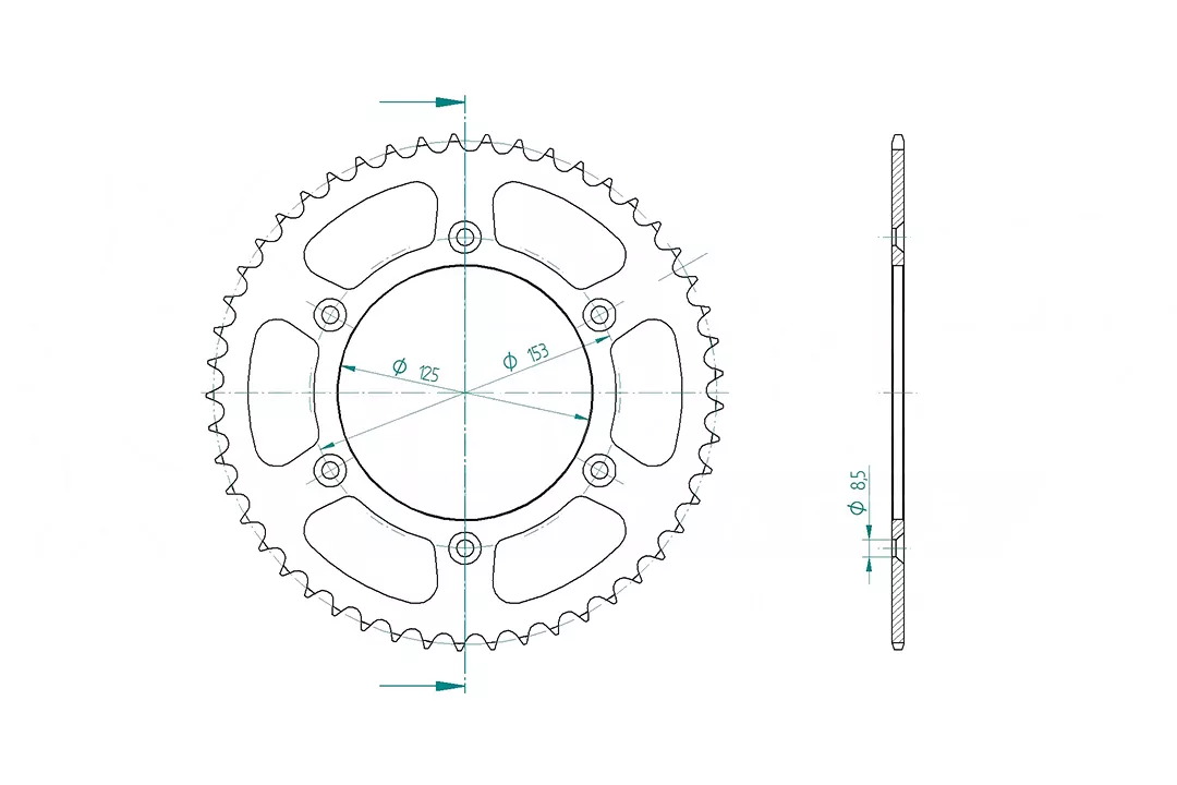ENUMA Kettensatz 520 HO für Honda CRF450RX ab Modelljahr 2022-