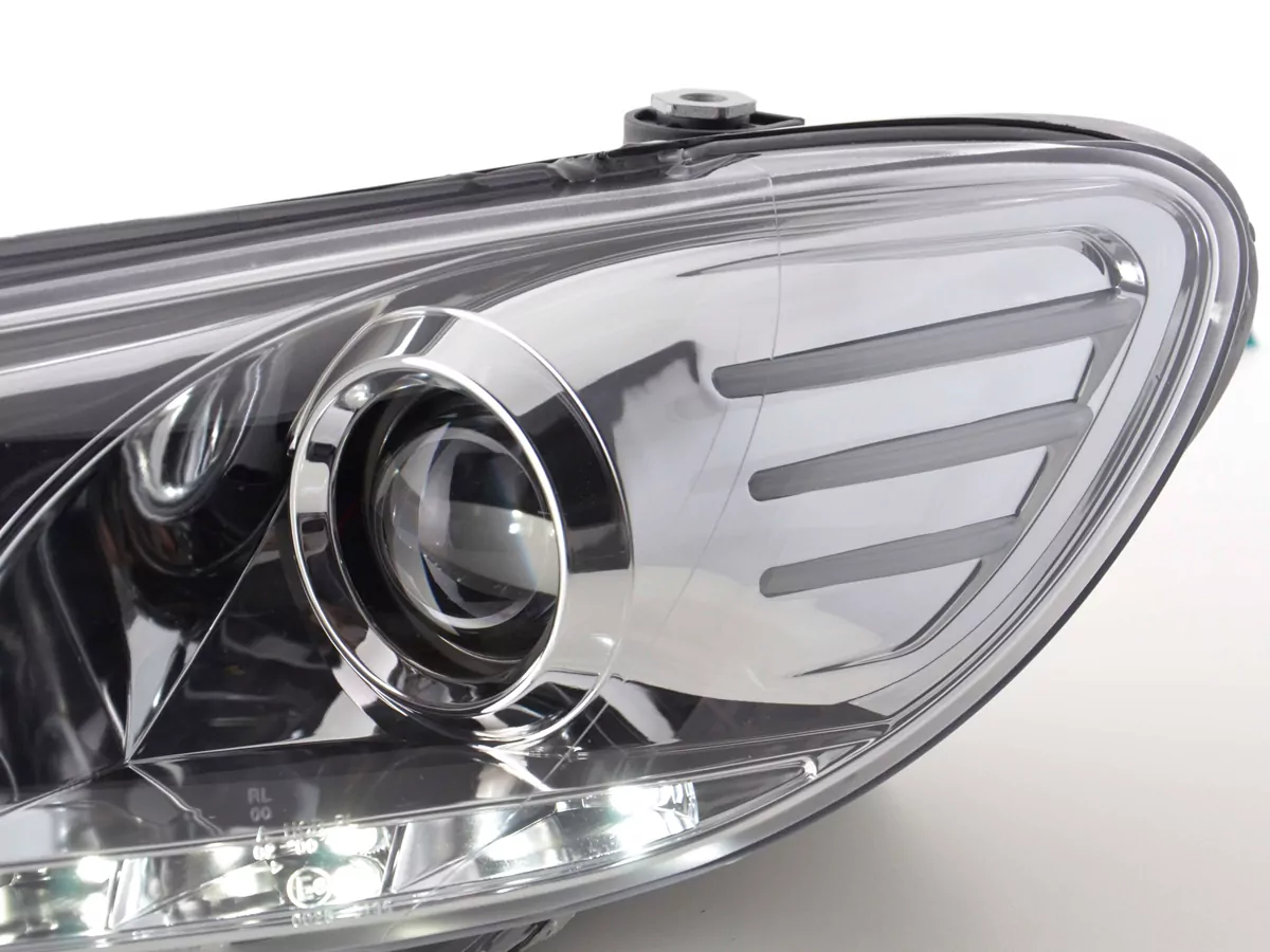 Scheinwerfer Set Daylight LED Tagfahrlicht VW Scirocco 3 Typ 13 chrom