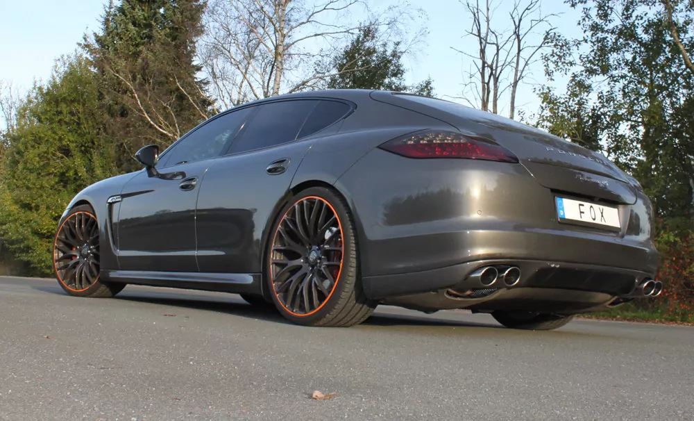 Porsche Panamera 3,6l  Endschalldämpfer rechts/links - 2x115x85 Typ 44 rechts/links